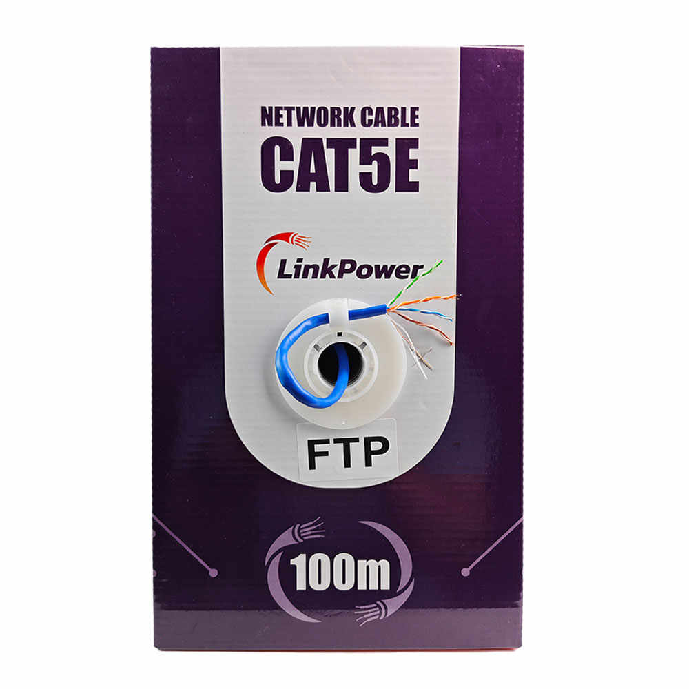 Cablu FTP CAT5E Cupru LinkPower LINK-FTP-100, pret/100 m