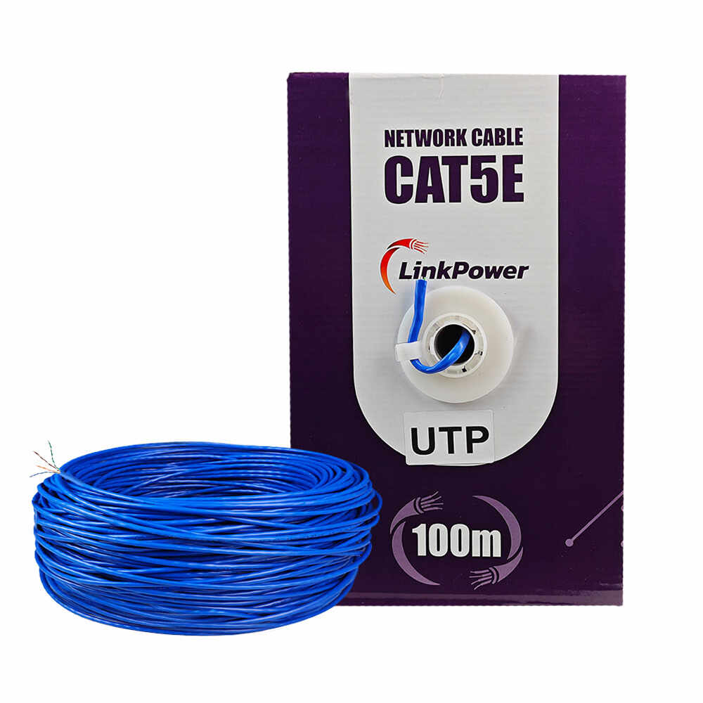 Cablu UTP CAT5E Cupru LinkPower LINK-UTP-100, pret/100 m