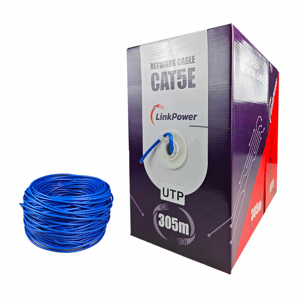 Cablu UTP CAT5E Cupru LinkPower LINK-UTP-305, pret/305 m