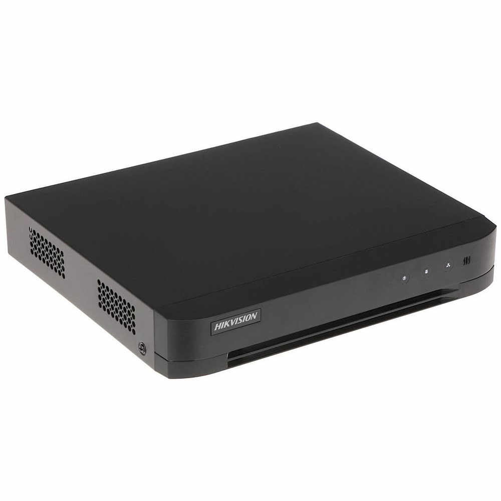 DVR Turbo Acusense Hikvision iDS-7204HUHI-M1/E, 4 canale, 8MP, audio prin coaxial, analiza video