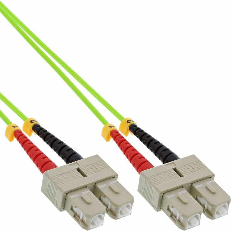 Cablu fibra optica SC-SC Duplex OM5 2m, InLine IL83502Q