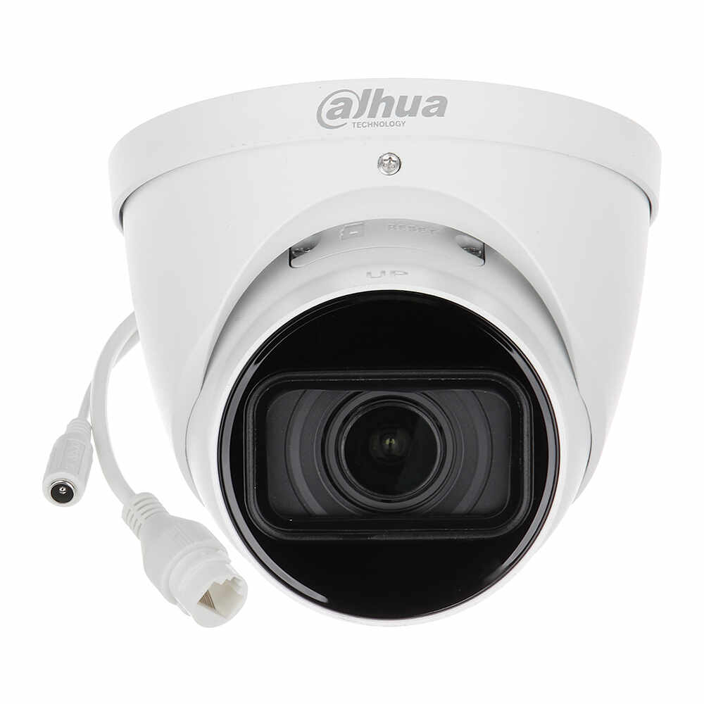 Camera supraveghere IP Dome Dahua WizSense IPC-HDW3541T-ZS-27135-S2, 5 MP, IR 40 m, 2.8 - 13.5 mm, slot card, microfon, PoE