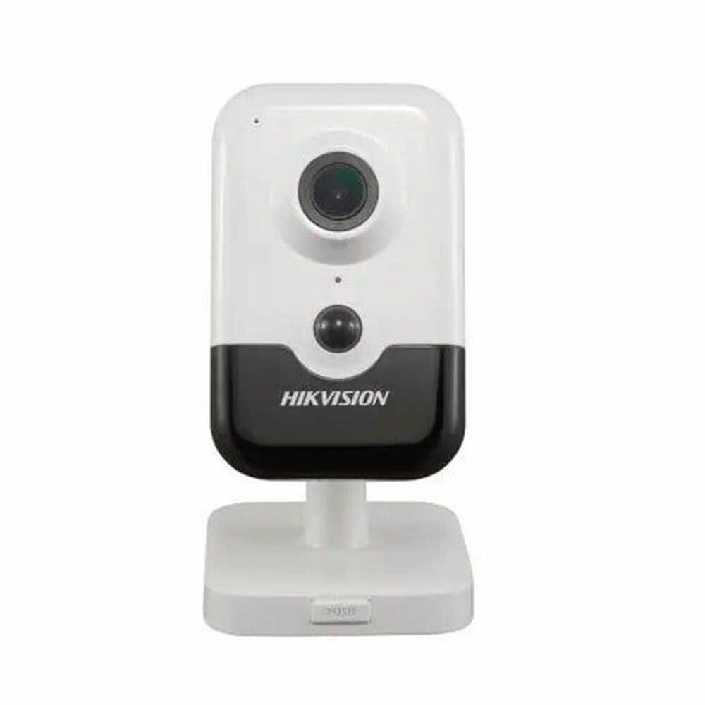 Camera supraveghere IP WiFi Hikvision Cube DS-2CD2421G0-IW, 2 MP, IR 10 m, 2.8 mm, microfon, slot card, PoE