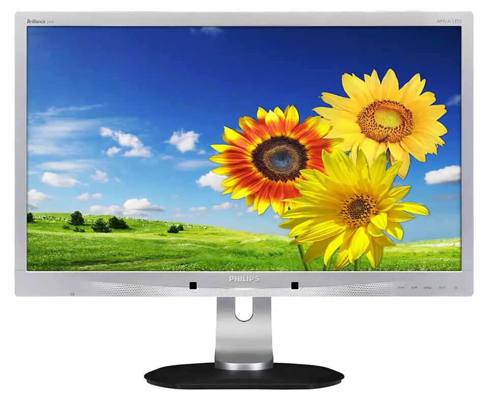 Monitor Second Hand PHILIPS 240P4Q, 24 Inch LCD Full HD​, Display Port, VGA, DVI, USB 2.0