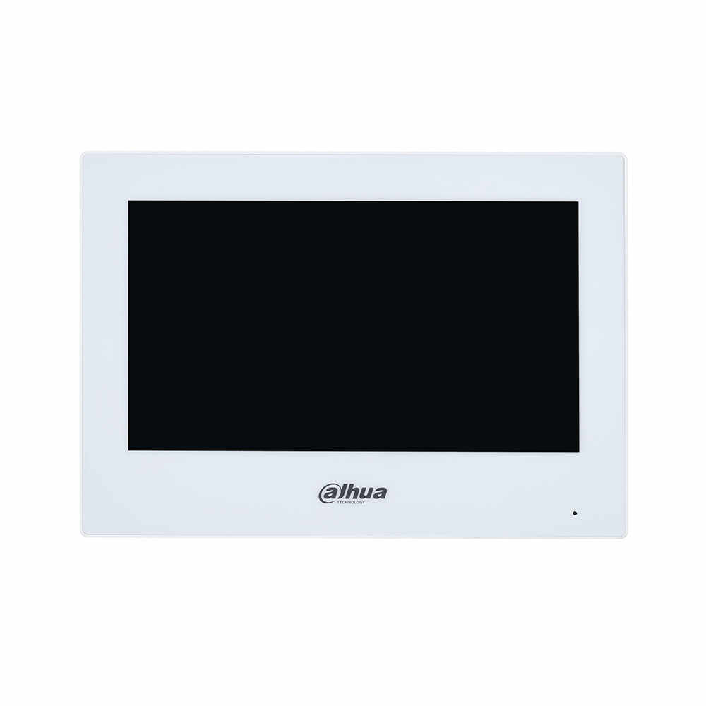 Videointerfon de interior IP Dahua VTH2621GW-P, 7 inch ,aparent, PoE, alb