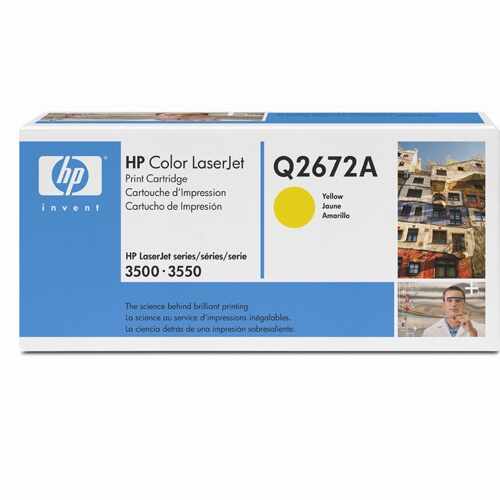 Cartus compatibil: HP Color LaserJet 3500, 3550 Series WITH CHIP - Yellow