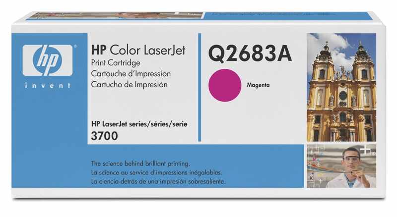 Cartus compatibil: HP Color LaserJet 3700 Series WITH CHIP - Magenta
