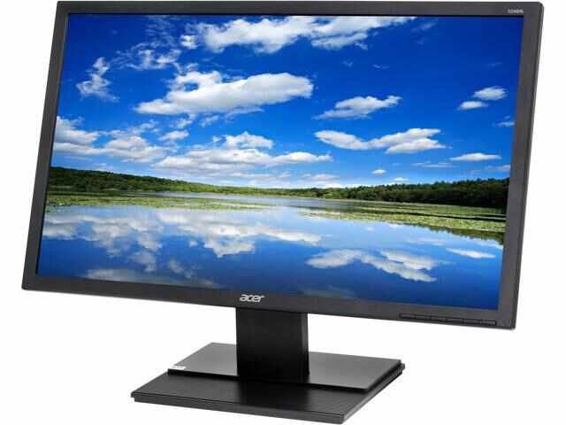 Monitor Second Hand Acer V246HL, 24 Inch Full HD LCD, DVI, VGA