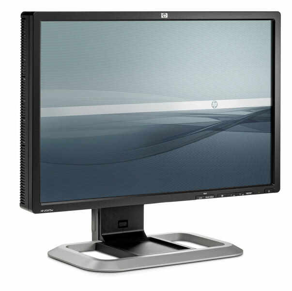 Monitor Second Hand HP LP2475W, 24 Inch LCD IPS, 1920 x 1200, HDMI, DVI, VGA, USB