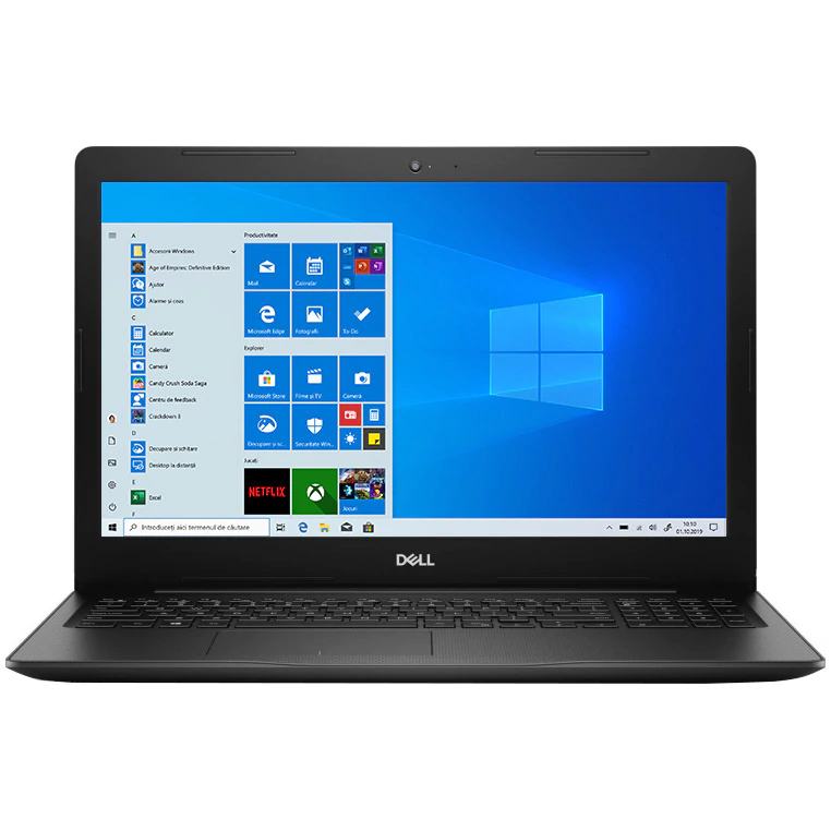 Laptop DELL, VOSTRO 3590, Intel Core i5-10210U, 1.60 GHz, HDD: 256 GB, RAM: 8 GB, video: Intel UHD Graphics, webcam