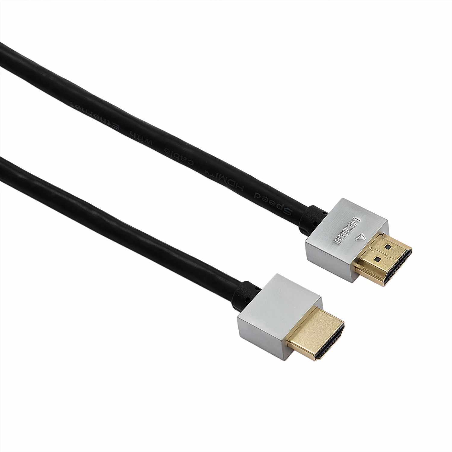 Cablu A+ Premium High-Speed HDMI 1.4V, plug-plug, Ethernet, 3D, gold-plated
