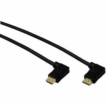 Cablu Hama 43513 HDMI plug-plug, 90º, 3m