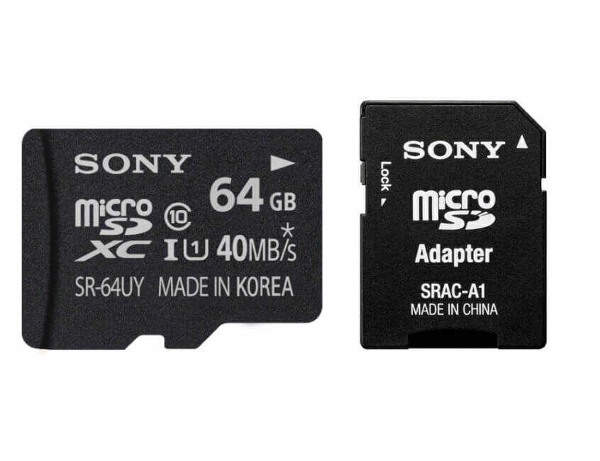 Card memorie Micro-SDXC Sony 64GB, Class 10 + Adaptor