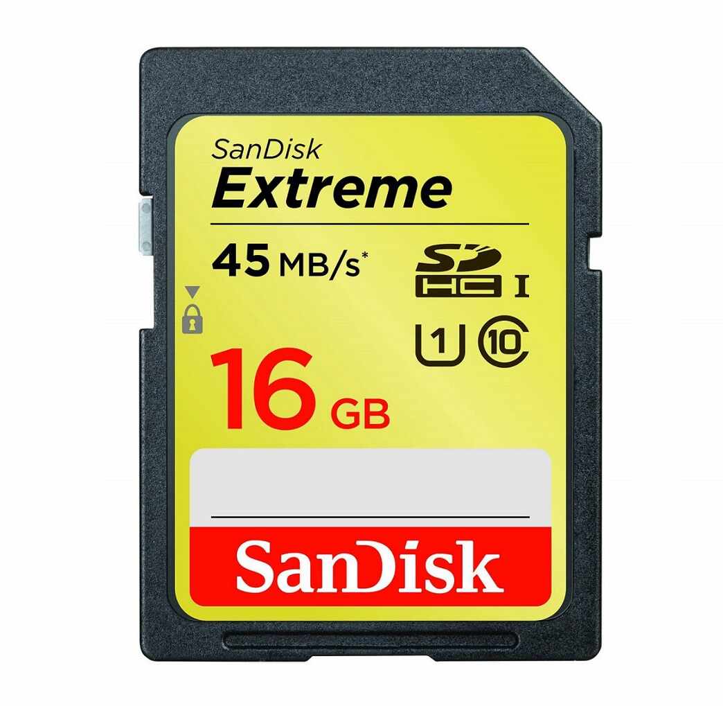 Card memorie SDHC SanDisk Extreme 16GB, Class 10