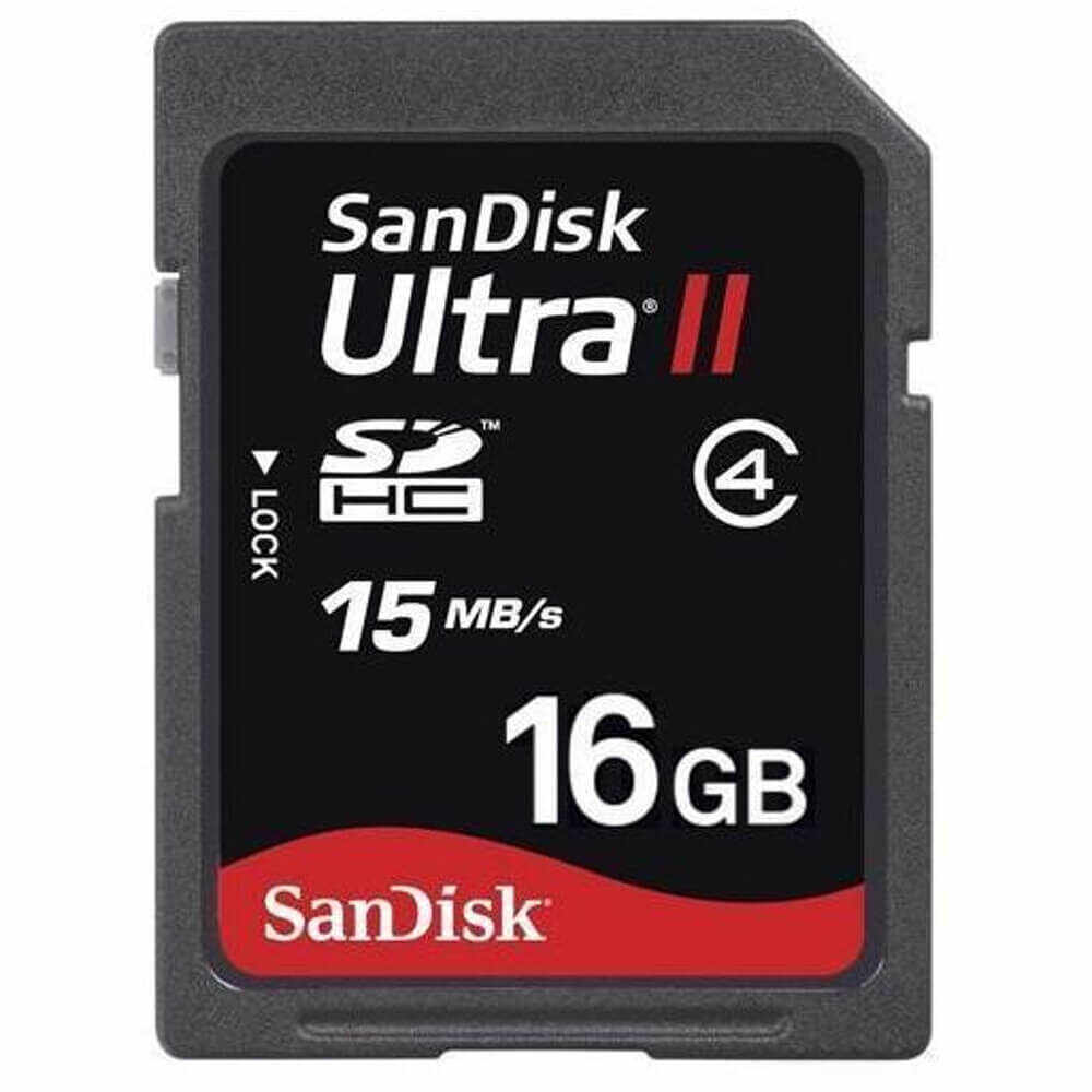 Card memorie SDHC SanDisk Ultra II, 16GB, Class 4