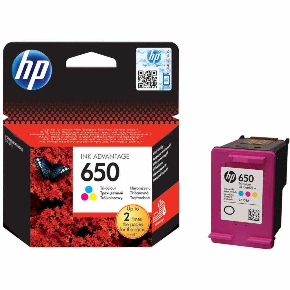 Cartus HP 650 Ink Advantage Color