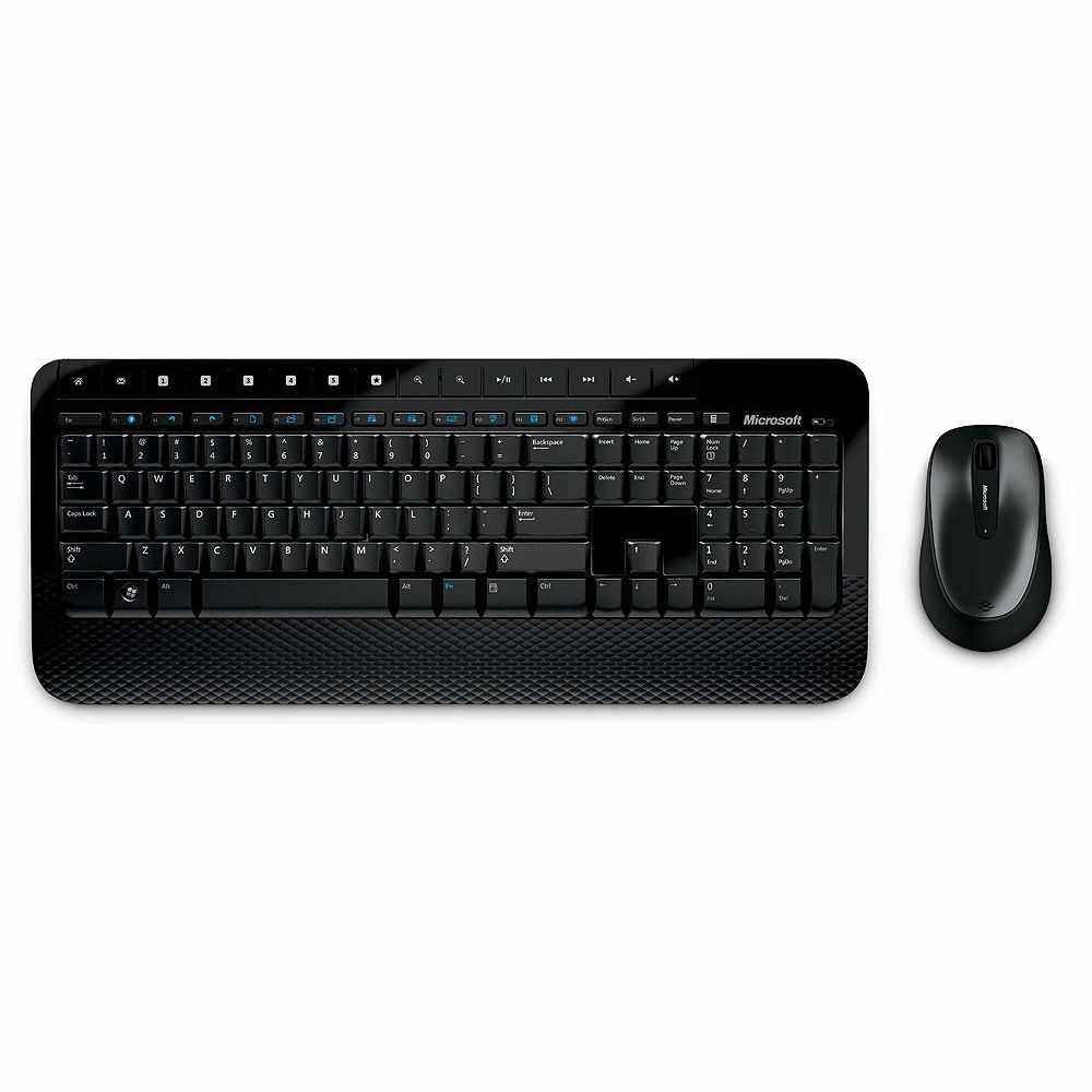 Kit Tastatura + Mouse Microsoft Desktop Media 2000 M7J-00015, USB, Negru