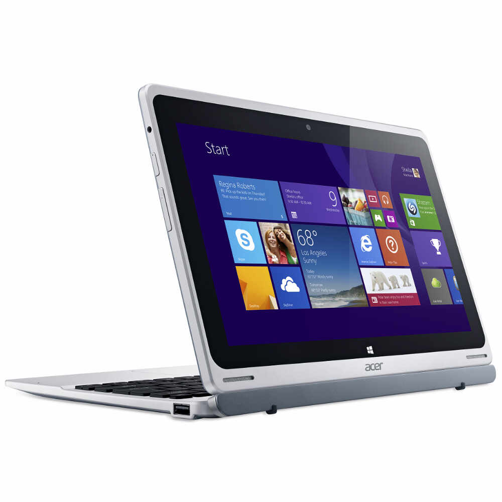 Laptop 2 in 1 Acer SW5-012-18UY, Intel Atom Z3735F, 2GB DDR3, HDD 1TB + eMMC 64GB, Intel HD Graphics, W8