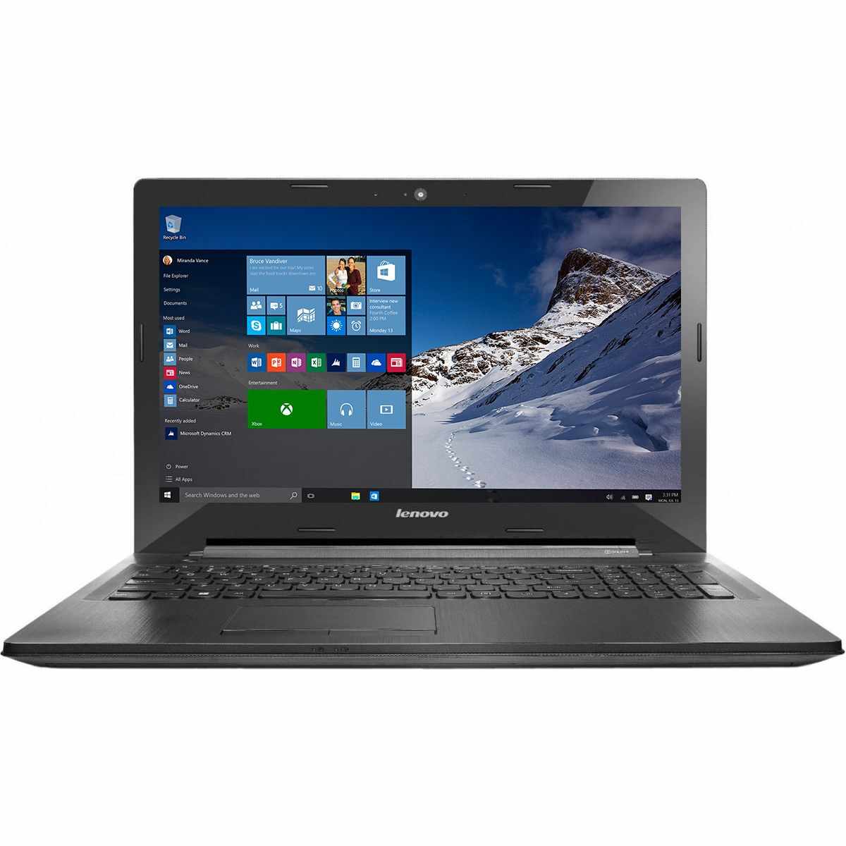 Laptop Lenovo IdeaPad G50-45, AMD A4-6210, 4GB DDR3, SSHD 500GB + 8GB, Intel HD Graphics, Windows 10