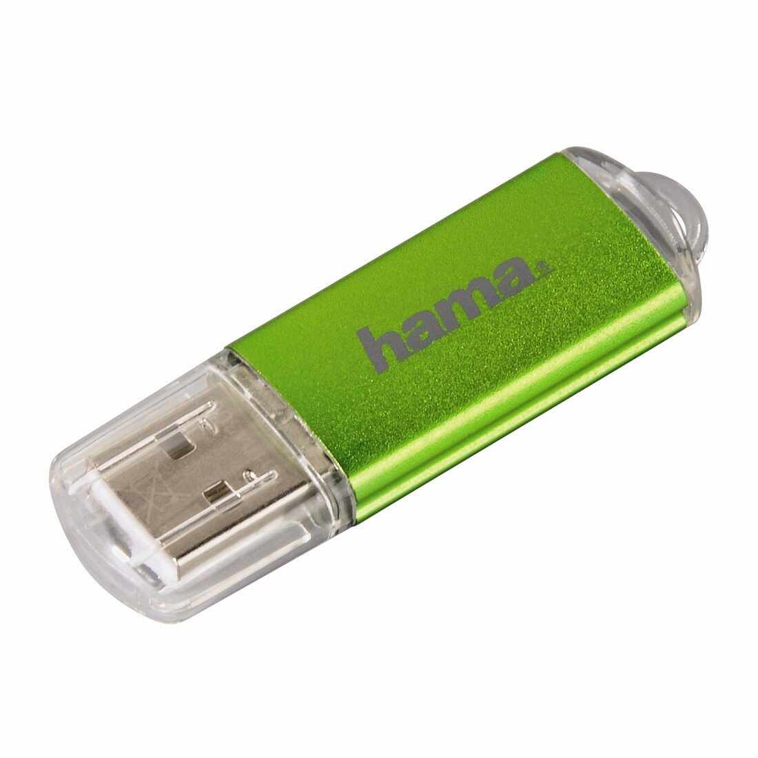 Memorie USB Hama Laeta 104300, 64GB, USB 2.0, Verde