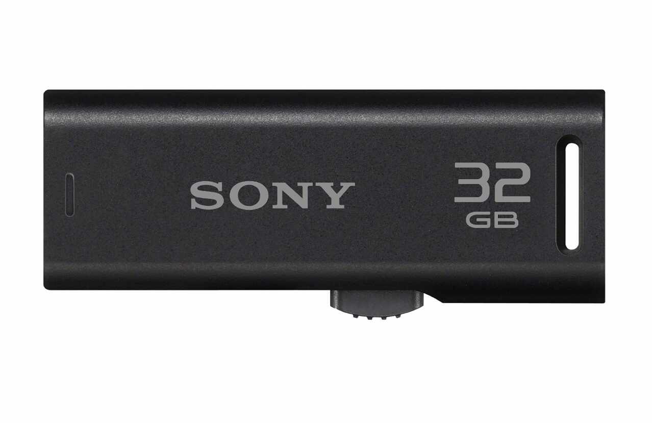 Memorie USB Sony MicroVault USM32GR, 32GB, USB 2.0, Negru
