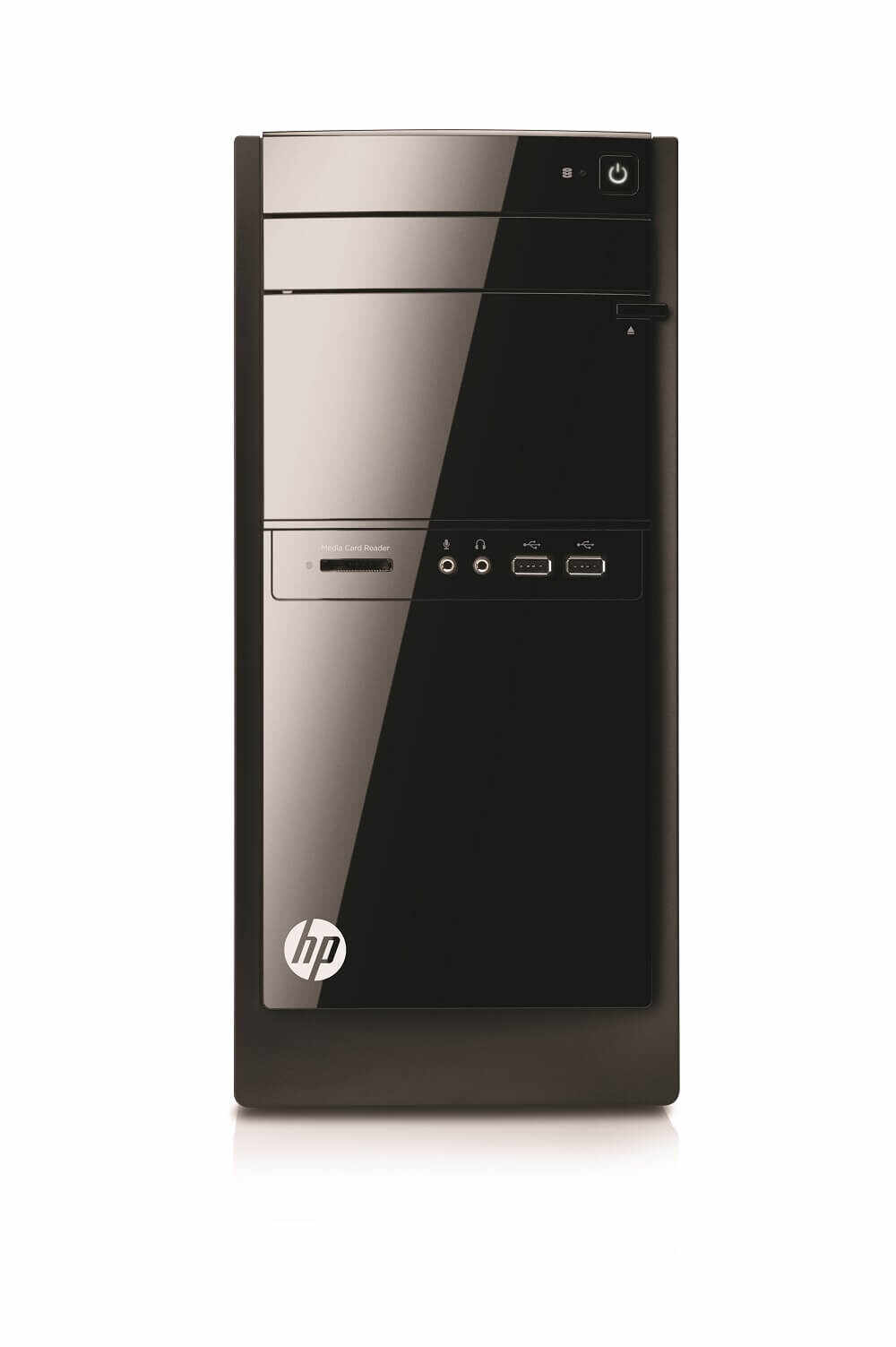 Sistem Desktop PC HP 110-401NQ, Intel Celeron, Memorie 4GB, HDD 500GB, Intel HD Graphics, Windows 8