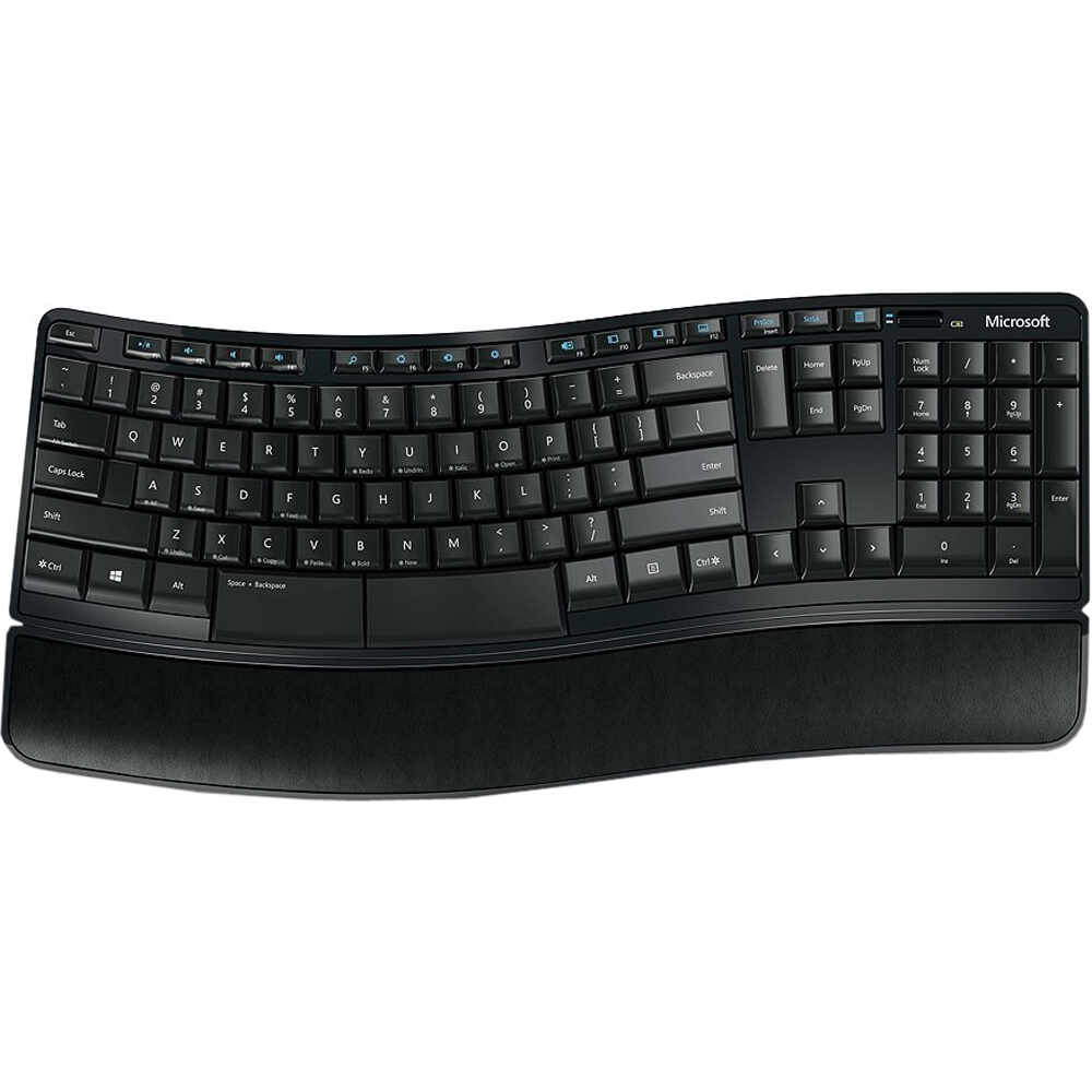 Tastatura Microsoft Sculpt Confort V4S-00021, Wireless, USB, Negru