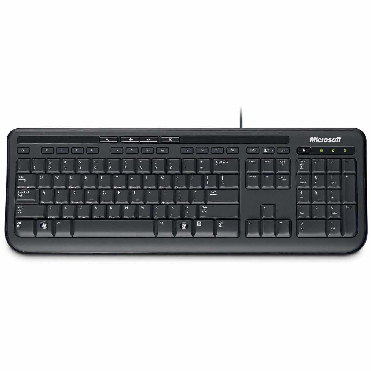 Tastatura Microsoft Wired 600, USB, Negru