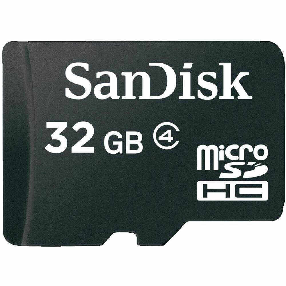 Card memorie Micro-SDHC SanDisk, 32GB, Clasa 4