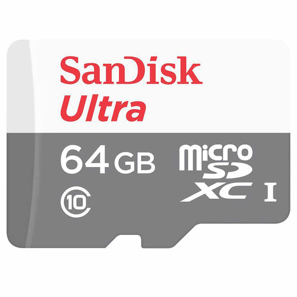 Card memorie Micro-SDHC SanDisk Ultra, 64GB, Clasa 10 UHS-I