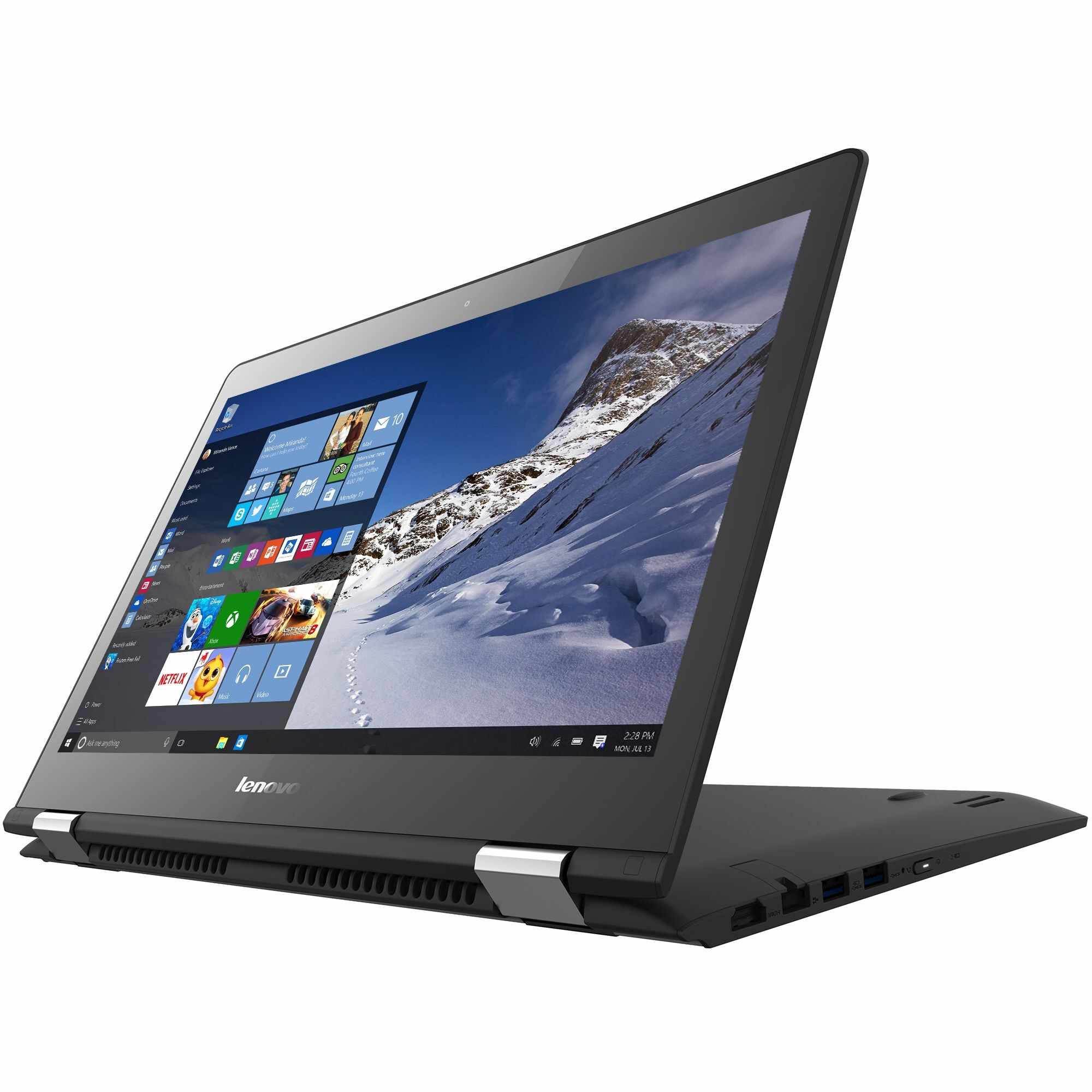 Laptop 2 in 1 Lenovo Yoga 500, Intel Core i3-5005U, 4GB DDR3, HDD 1TB, Intel HD Graphics, Windows 10 Home