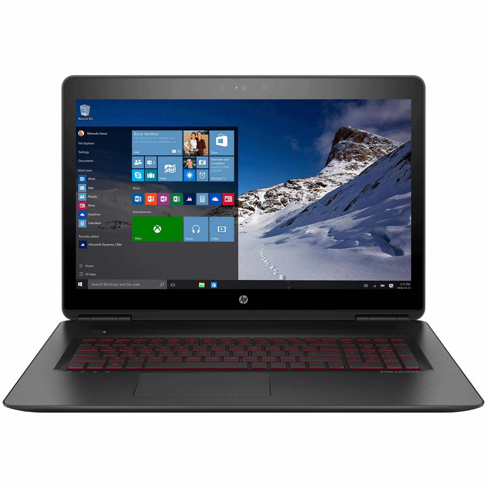Laptop Gaming HP OMEN 17-w001nq, Intel Core i7-6700HQ, 8GB DDR4, SSD 256GB, nVidia GeForce GTX 965M 4GB, Windows 10 Home
