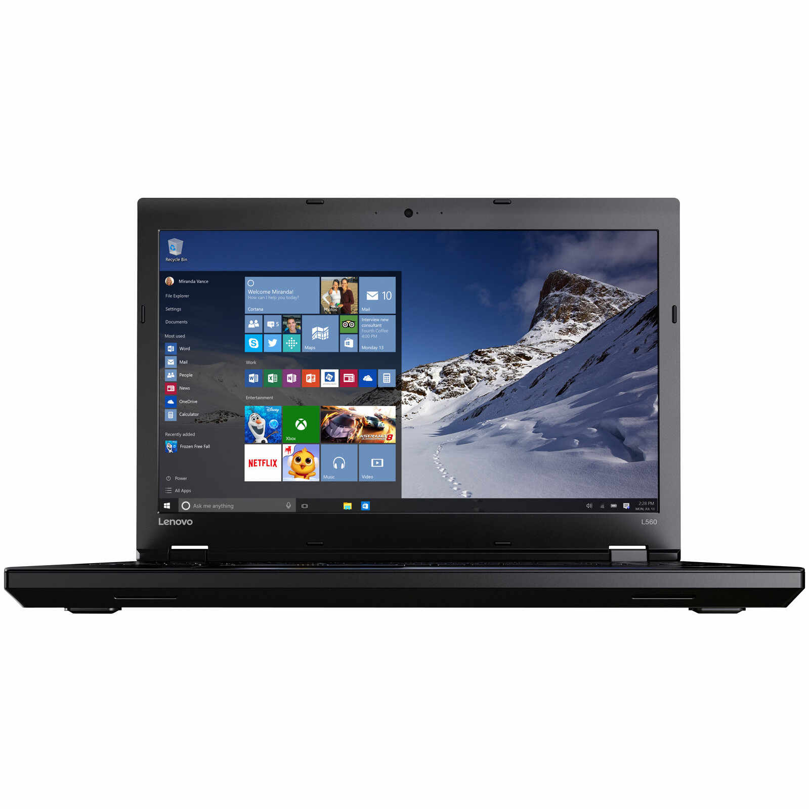 Laptop Lenovo ThinkPad L560, Intel Core i5-6200U, 4GB DDR3, HDD 500GB, Intel HD Graphics, Windows 7 Pro