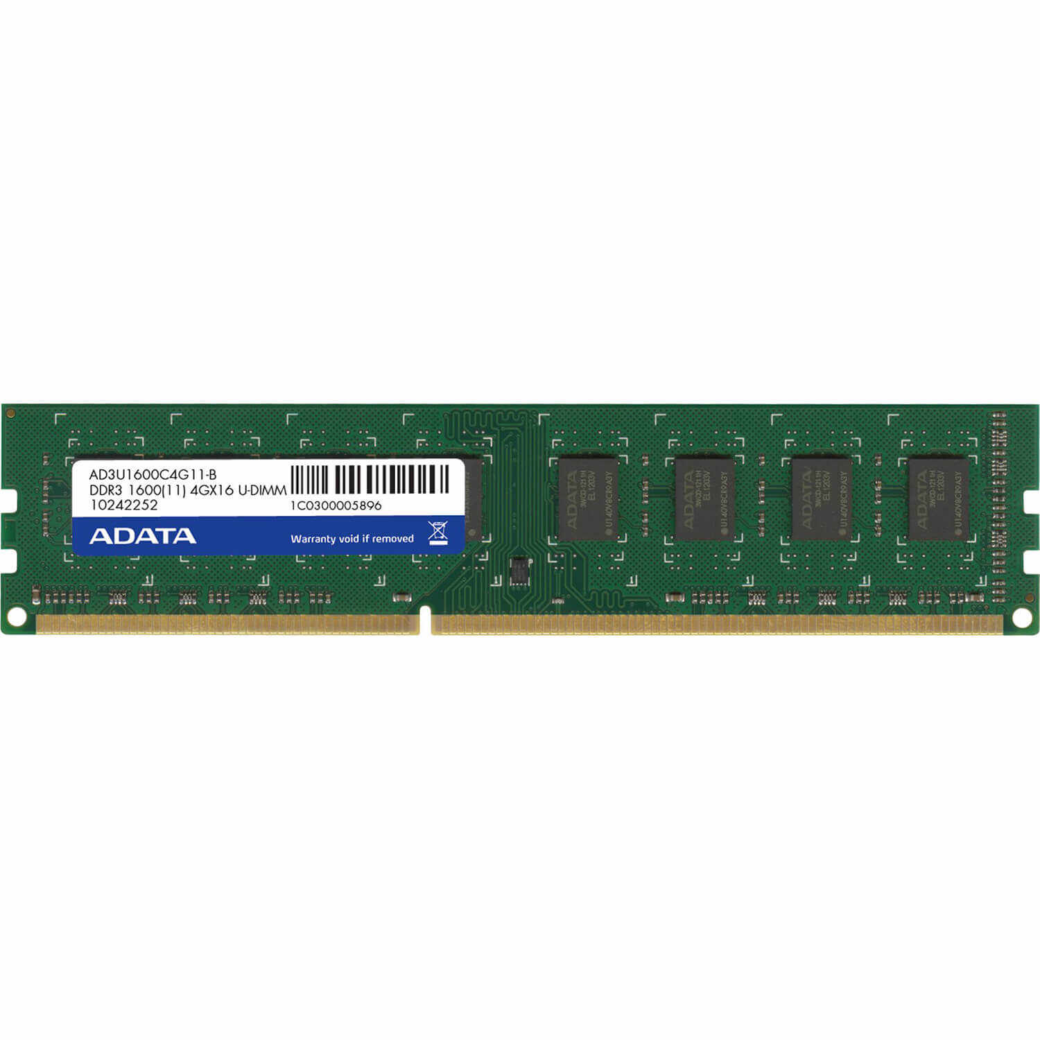 Memorie A-Data AD3U1600W4G11-R, 4GB, DDR3, 1600MHz, CL11