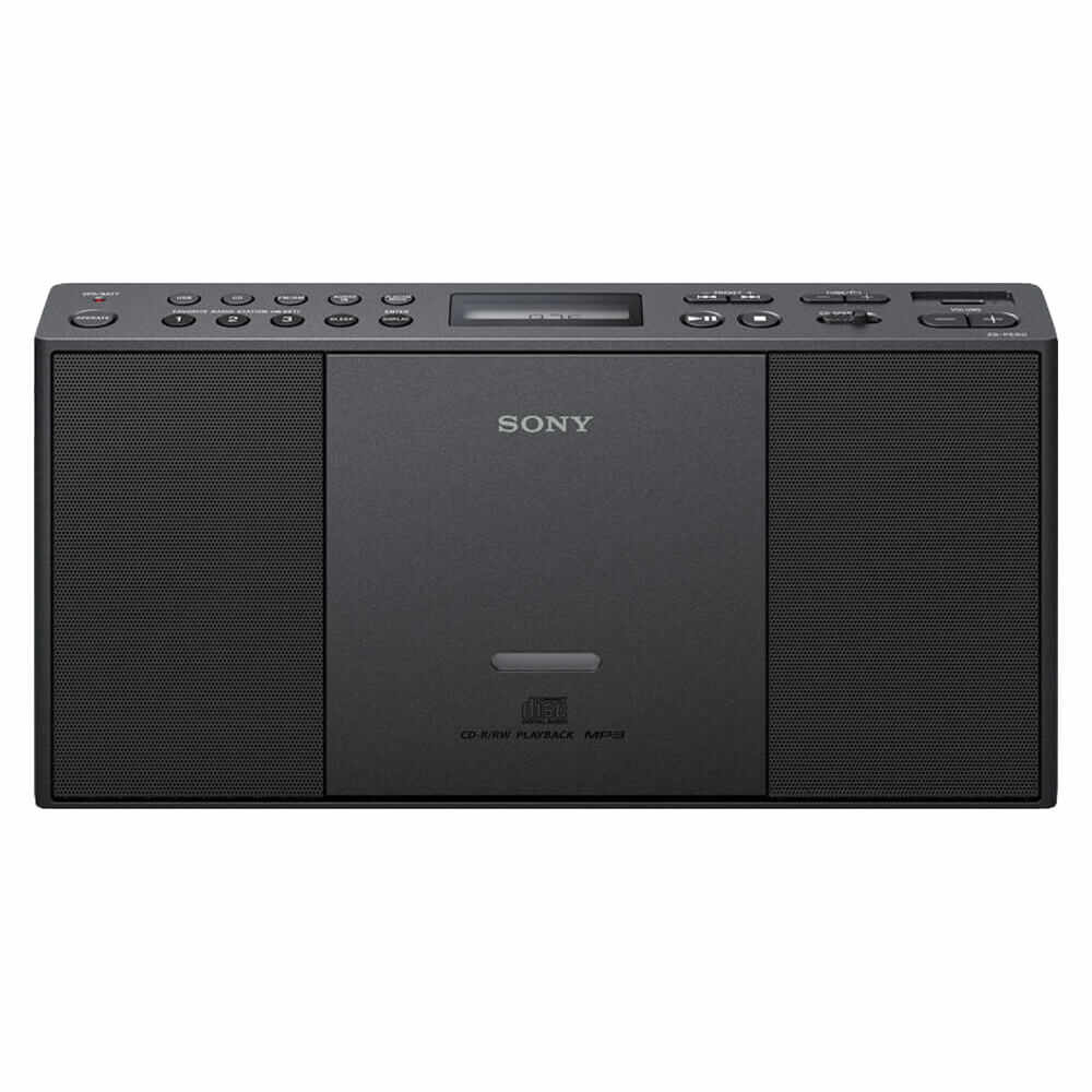 Radio CD portabil Sony ZS-PE60B, USB, Negru