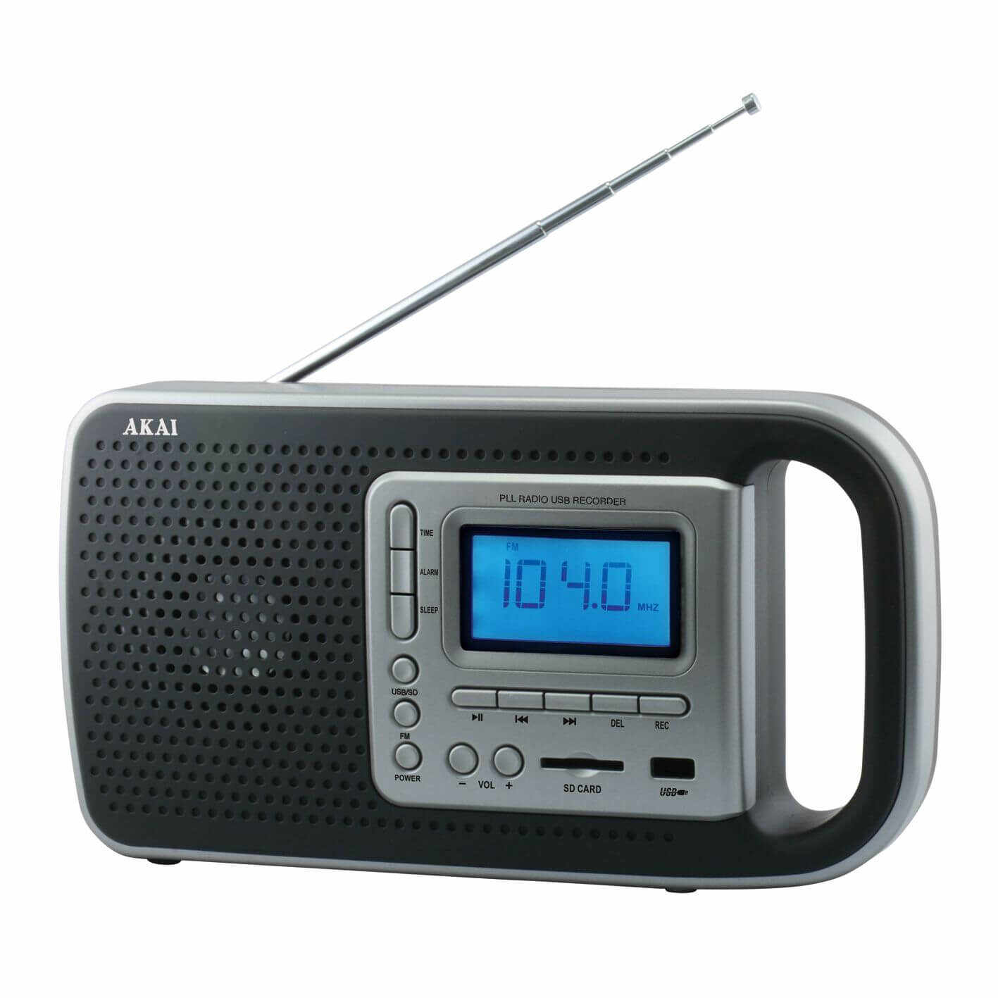 Radio Portabil cu acumulatori AKAI PR005A-420B, USB