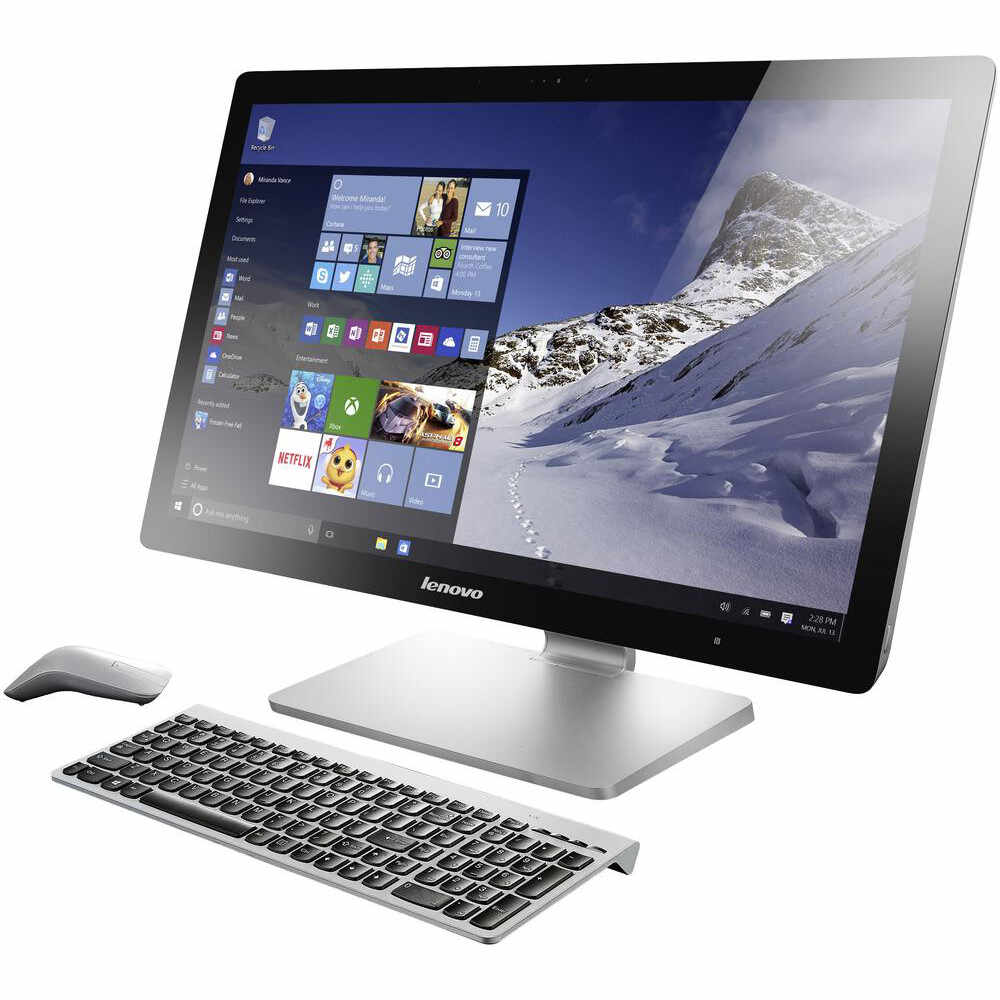 Sistem Desktop PC All-In-One Lenovo IdeaCentre A740, Intel Core i7-5557U, 8GB DDR3, SSHD 1TB + 8GB, nVidia GeForce GTX 940 2GB, Windows 10