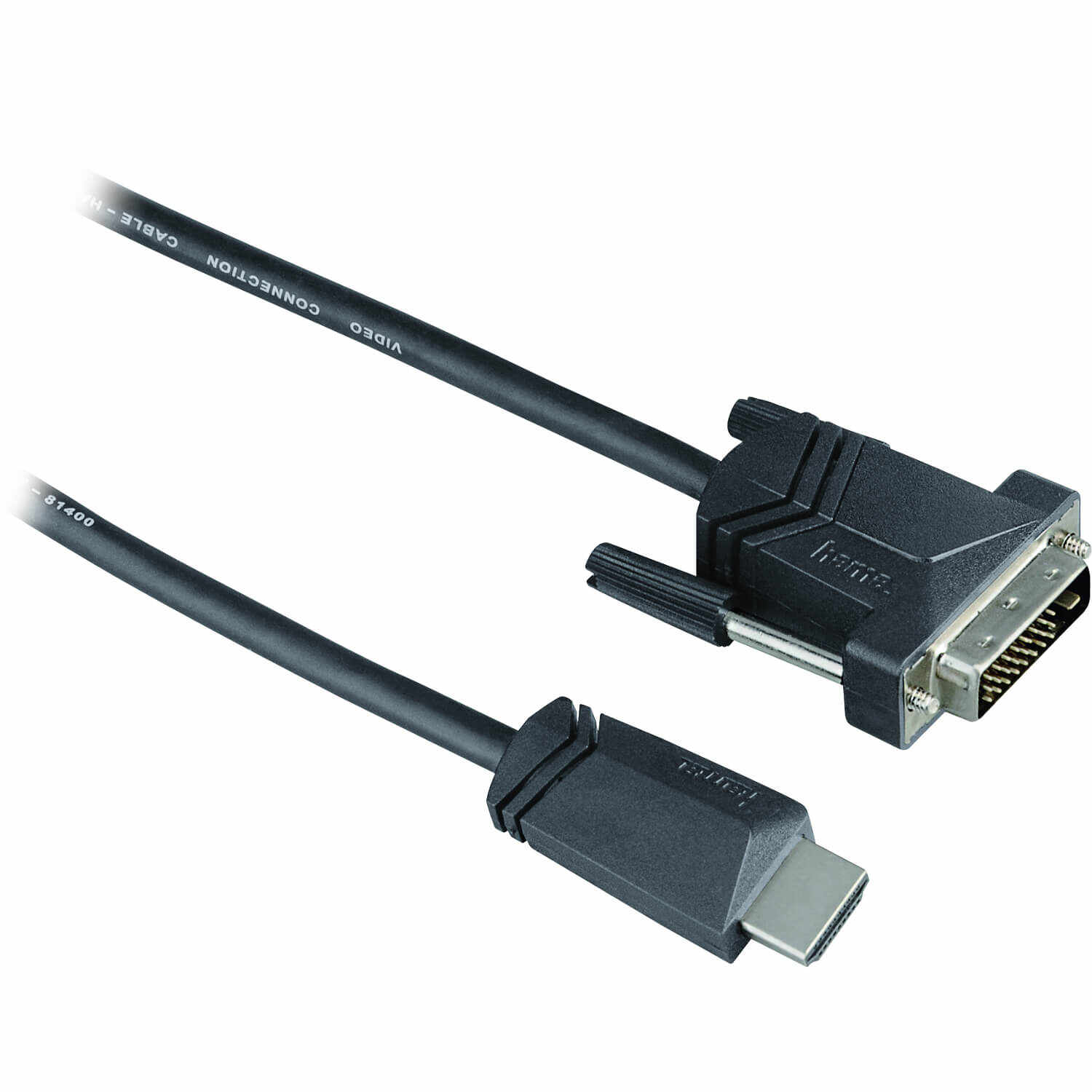 Cablu Hama 122130, HDMI - DVI, 1.5 m