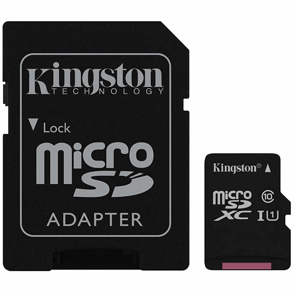Card de memorie Kingston MicroSDXC, 256GB, Class 10 + Adaptor