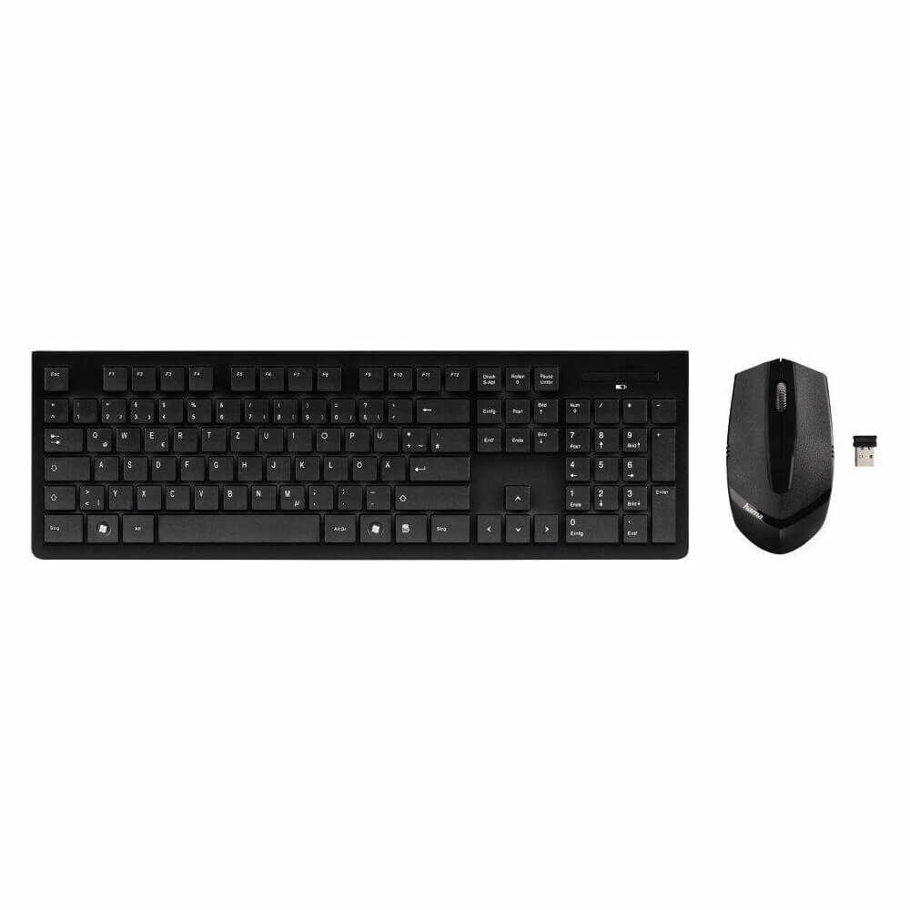 Kit Mouse + Tastatura Hama RF 2300, Wireless, Negru