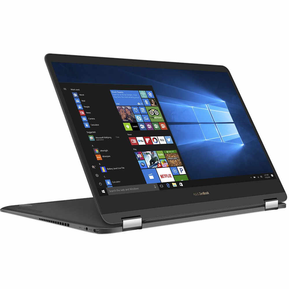 Laptop 2 in 1 Asus ZenBook Flip S UX370UA-C4059T, Intel Core i5-7200U, 8GB DDR3, SSD 256GB M.2, Intel HD Graphics, Windows 10