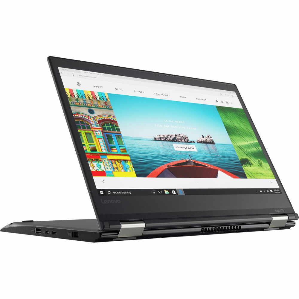 Laptop 2 in 1 Lenovo ThinkPad Yoga 370, Intel Core i5-7200U, 8GB DDR4, SSD 512GB, Intel HD Graphics, Windows 10 Pro