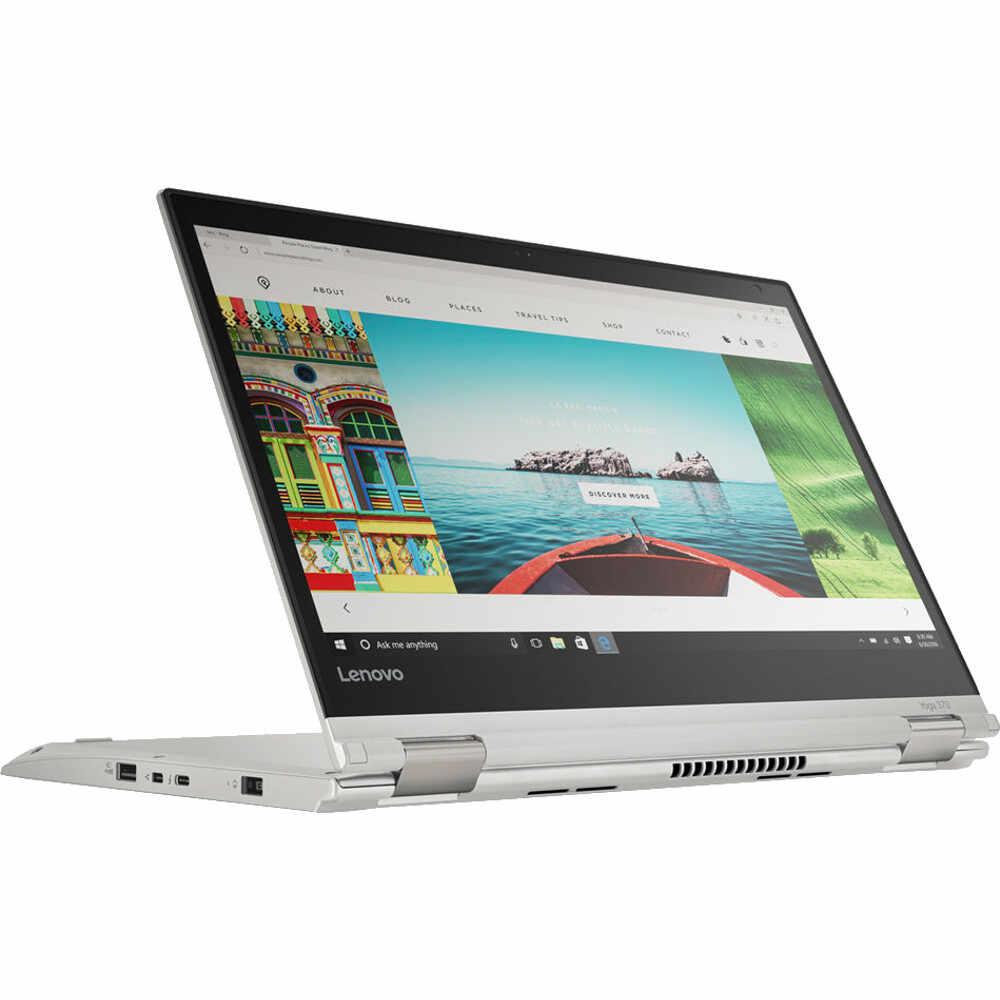 Laptop 2 in 1 Lenovo ThinkPad Yoga 370, Intel Core i7-7500U, 8GB DDR4, SSD 256GB M.2, Intel HD Graphics, Windows 10 Pro