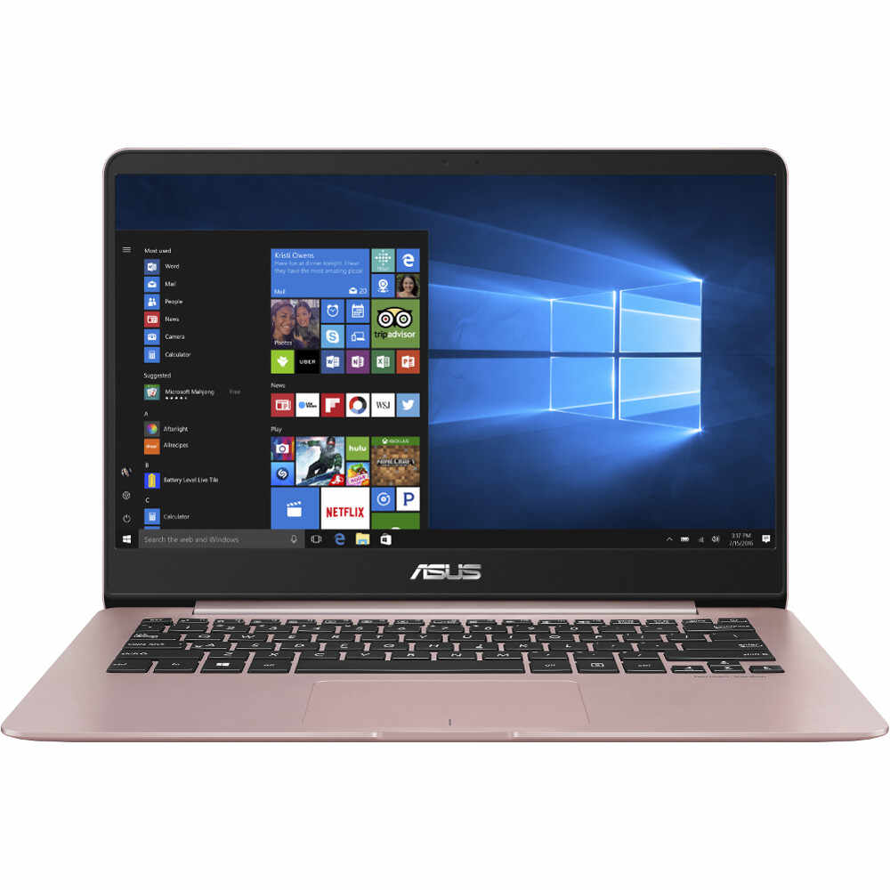 Laptop Asus ZenBook UX430UA-GV208T, Intel Core i7-7500U, 8GB DDR4, SSD 256GB, Intel HD Graphics, Windows 10