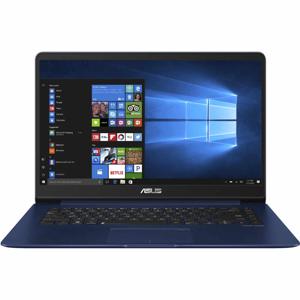 Laptop Asus ZenBook UX530UQ-FY031R, Intel Core i7-7500U, 8GB DDR4, SSD 512GB, nVidia GeForce 940MX 2GB, Windows 10 Pro