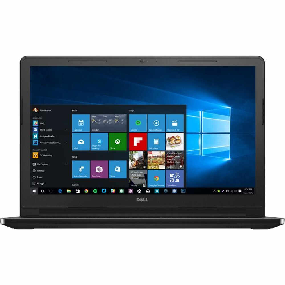 Laptop Dell Inspiron 3567, Intel Core i3-6006U, 4GB DDR4, SSD 256GB, Intel HD Graphics, Windows 10 Home, Negru