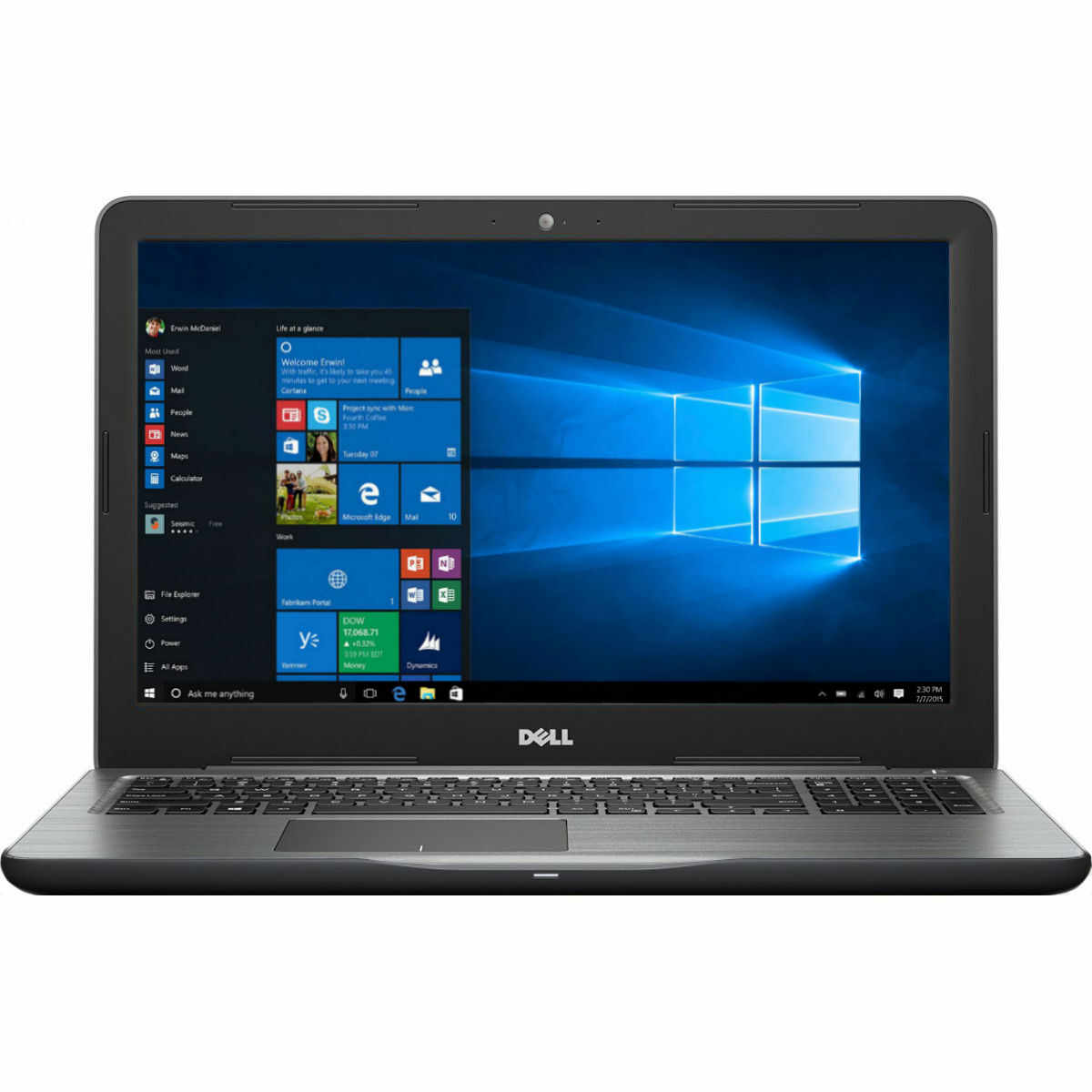 Laptop Dell Inspiron 5567, Intel Core i5-7200U, 8GB DDR4, SSD 256GB, AMD Radeon R7 M445 2GB, Windows 10 Home