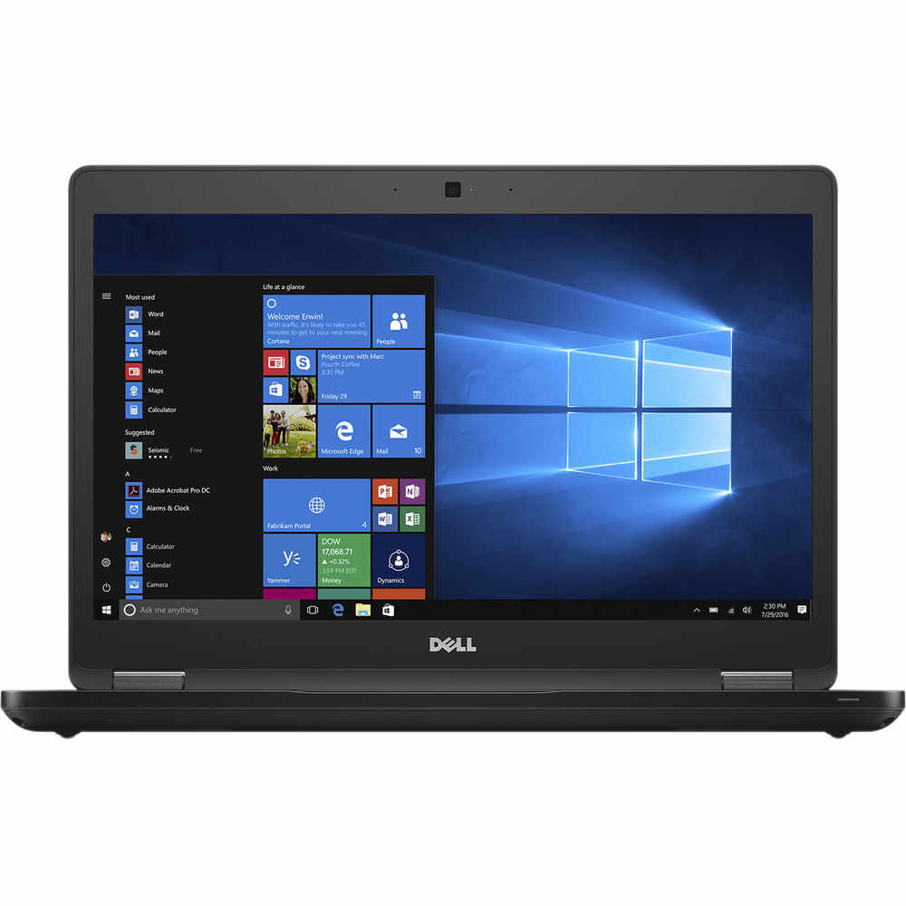 Laptop Dell Latitude 5480, Intel Core i7-7820HQ, 16GB DDR4, SSD 256GB M.2, Intel HD Graphics, Windows 10 Pro