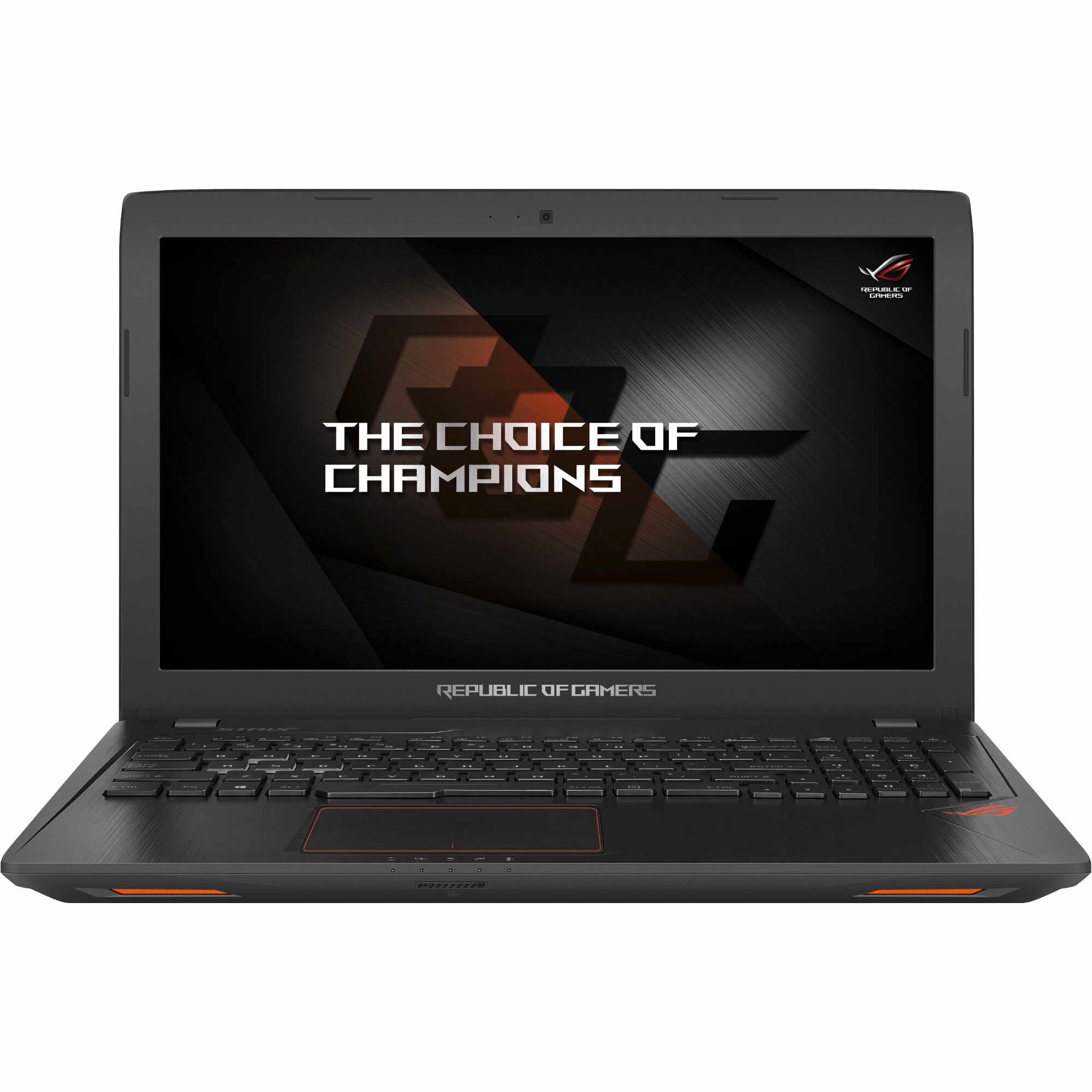 Laptop Gaming Asus ROG STRIX GL553VD-FY027, Intel Core i7-7700HQ, 16GB DDR4, HDD 1TB, nVidia GeForce GTX 1050 4GB, Free DOS