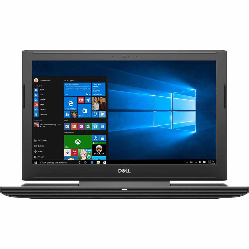 Laptop Gaming Dell Inspiron 7577, Intel Core i7-7700HQ, 8GB DDR4, HDD 1TB + SSD 128GB, nVidia GeForce GTX 1050Ti 4GB, Windows 10 Home